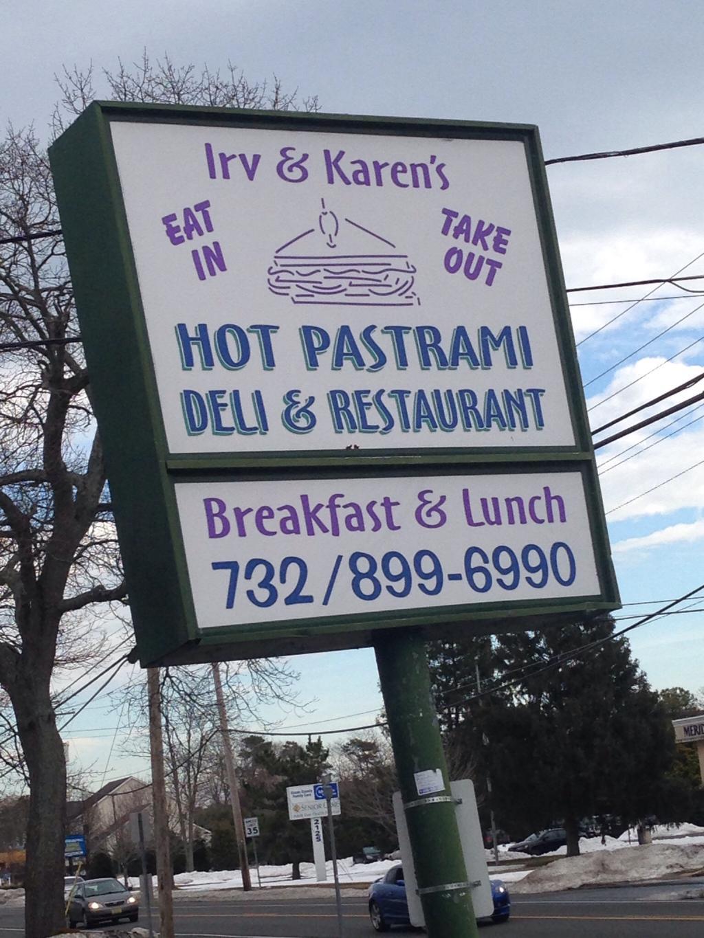 Irv and Karen`s Hot Pastrami